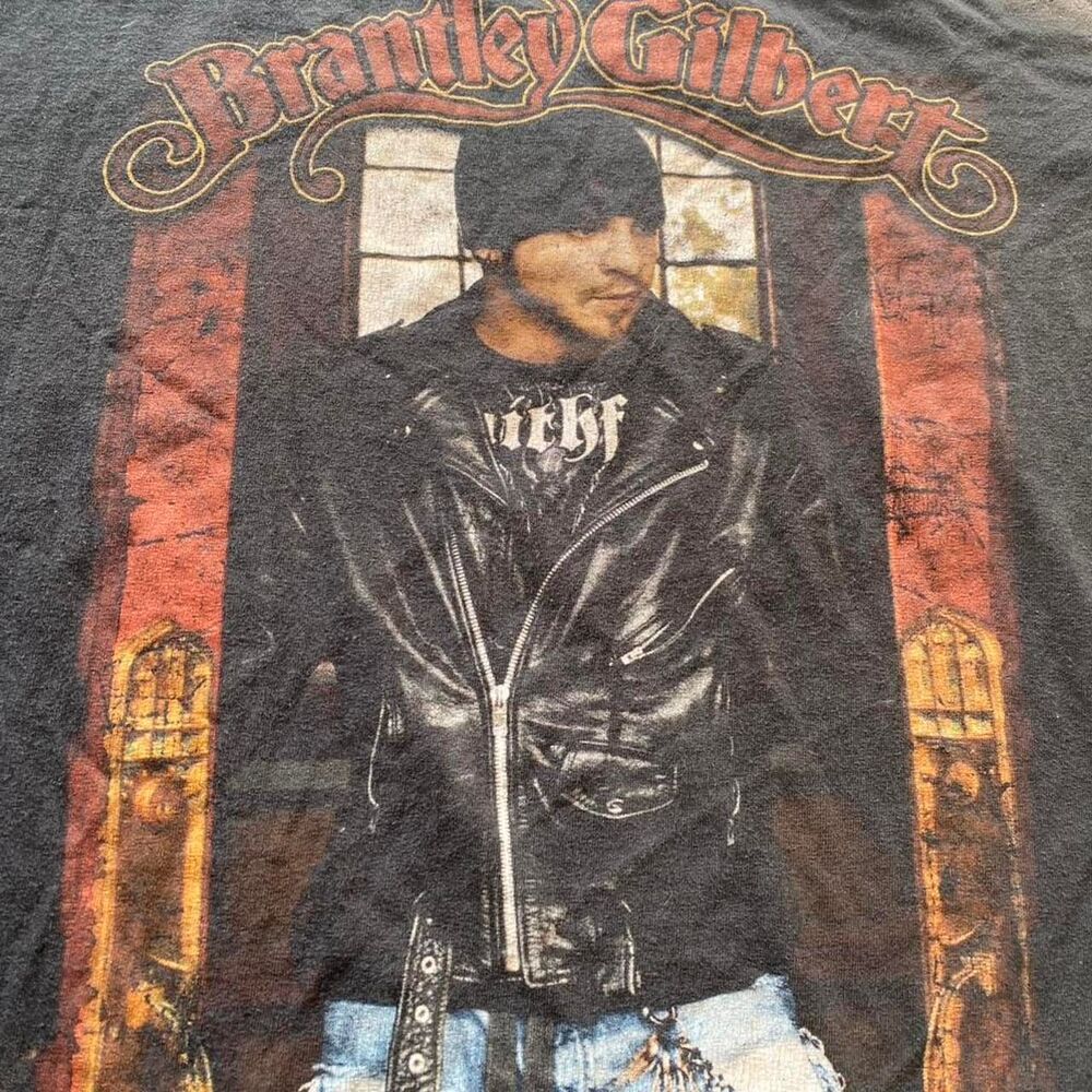 Brantley Gilbert black tour t-shirt Size XXL